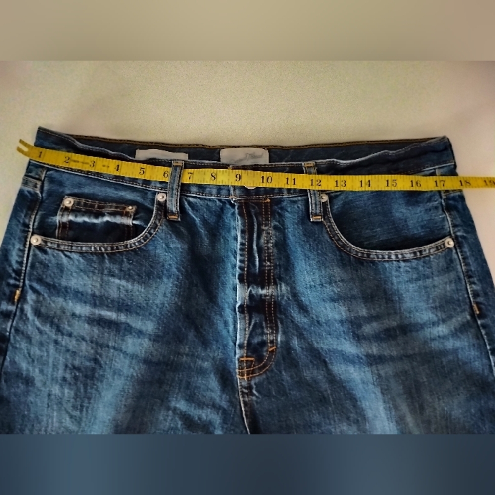 Universal Thread Mid Rise 90s Baggy Jeans 100% Cotton Classic Blue Size 10 - Picture 10 of 13